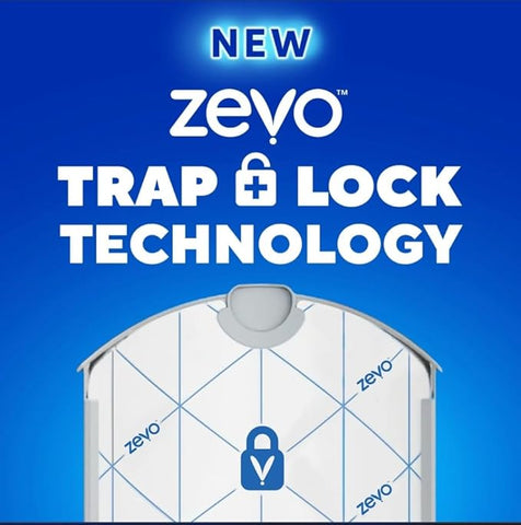 Zevo Flying Insect Trap & Refills Starter Bundle, 2 Insect Trap Devices and 6 Refill Cartridges, Mess-Free Indoor Bug Control System